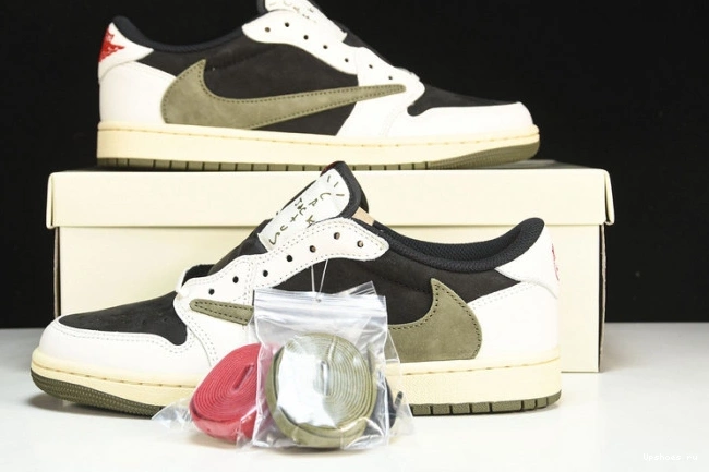 Olive Travis Low OG Scott Retro Jordan 1 SP 0322